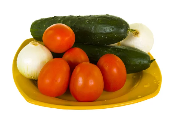 Vegetables On Plate — Stock Photo, Image