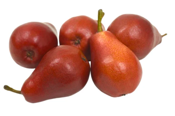 Peras rojas jugosas —  Fotos de Stock