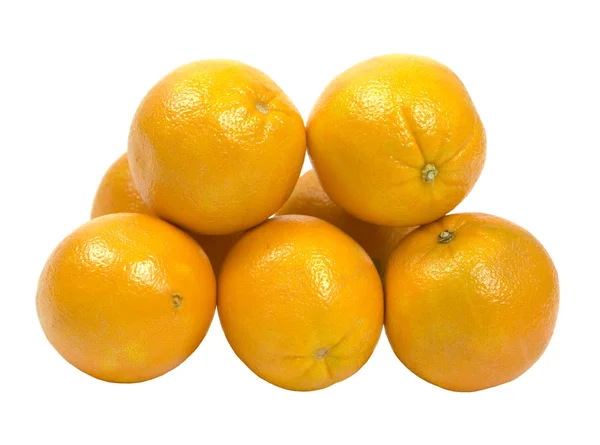 Naranjas amarillas, aisladas — Foto de Stock