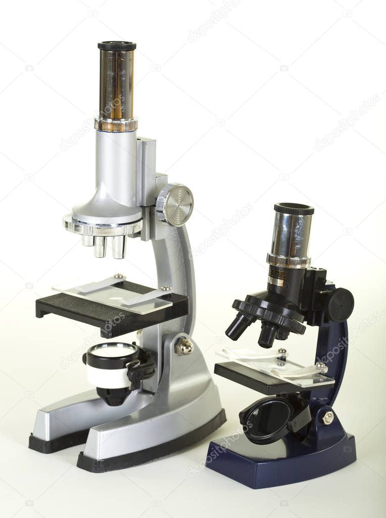 Two Laboratory Microscopes
