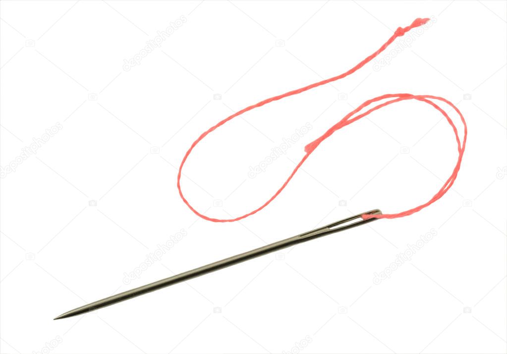 Needle with Red Thread