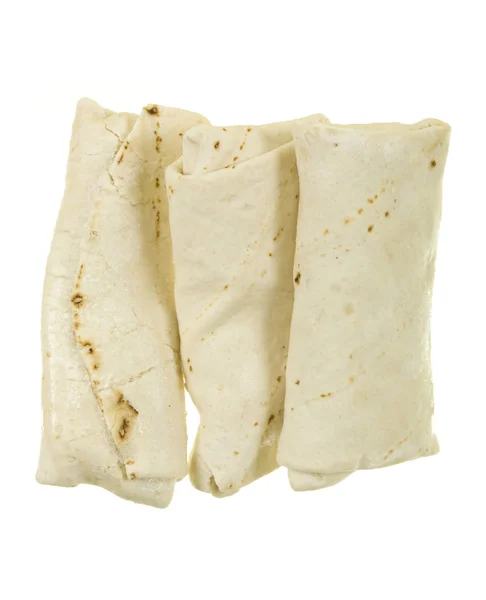 Três Burritos congelados — Fotografia de Stock