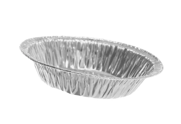 Round Foil Tray — Stock Photo, Image