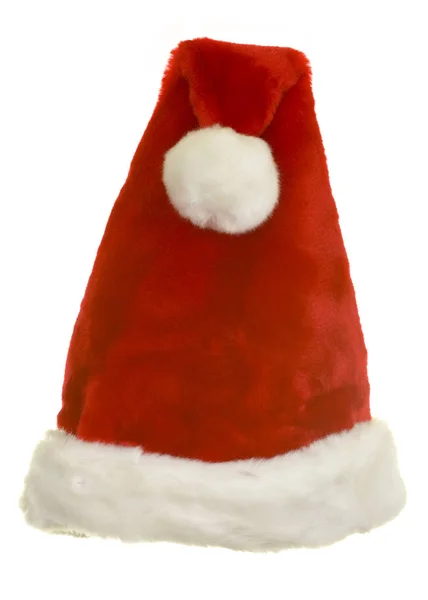Röd santas hatt — Stockfoto