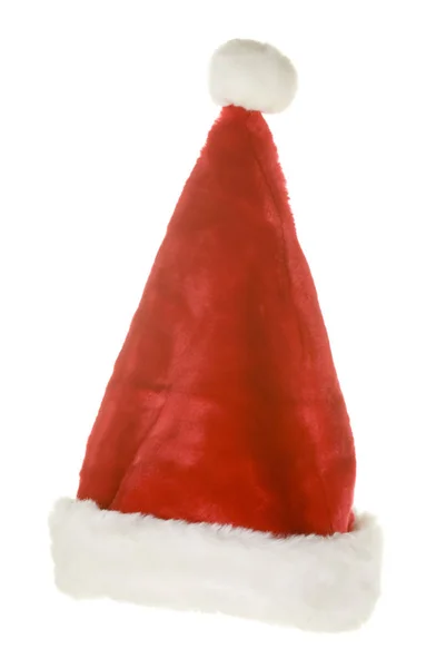 Санта-капелюх крупним планом — стокове фото