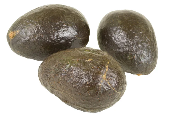 Drei reife Avocados — Stockfoto