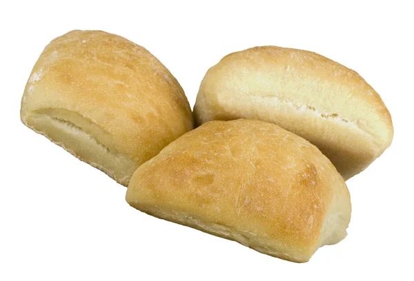 Tre Ciabatta smörgås rullar — Stockfoto