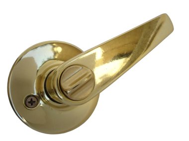 Brass Door Handle clipart