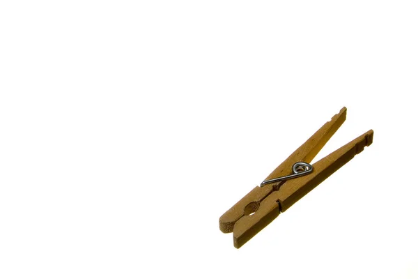 Classic Wooden Clothespin — Stock Photo, Image