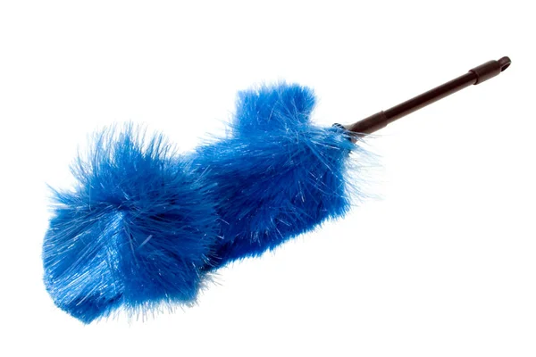 Fanlı mavi toz fırçası — Stok fotoğraf