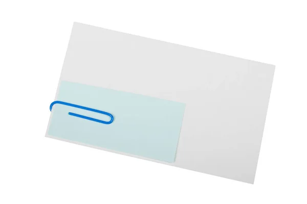 Clip on Notes Paper — Stock Photo, Image