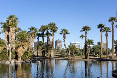Encanto Park Lake, Phoenix şehir merkezinde, Az 