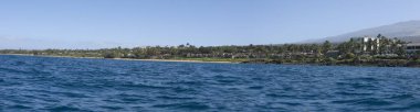 Wailea okyanus kıyısında Panorama