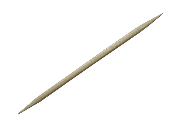Birch Toothpick, isolated — Stock Photo, Image