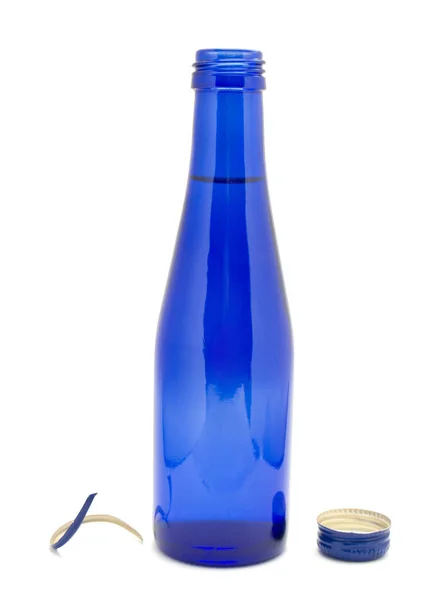 Blue Glass Bottle — Stok fotoğraf