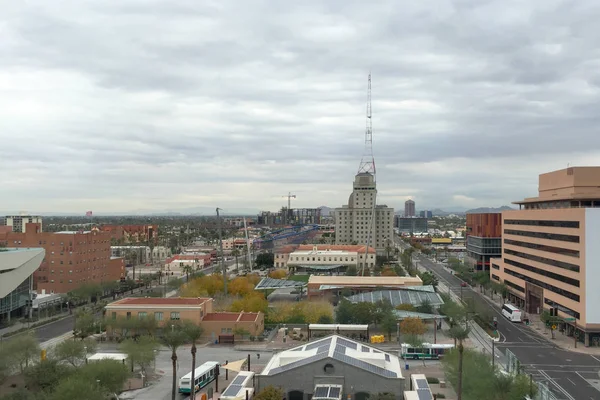 Centro histórico y moderno, Phoenix, AZ — Foto de Stock