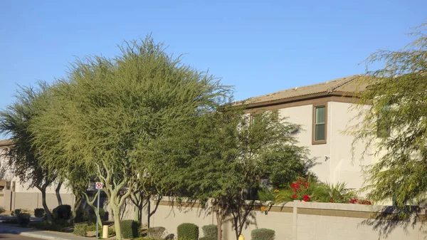 Comunidade de Habitação Gated, Phoenix, AZ — Fotografia de Stock