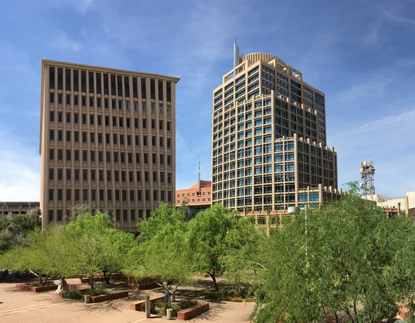 Phoenix skyskrapor på våren — Stockfoto