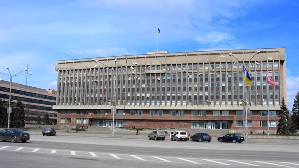 Administrative Building of Regional Government, Zaporizhia, UA — Stock Photo, Image