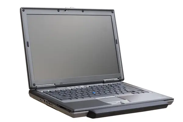 Widescreen Laptop med handstöd — Stockfoto