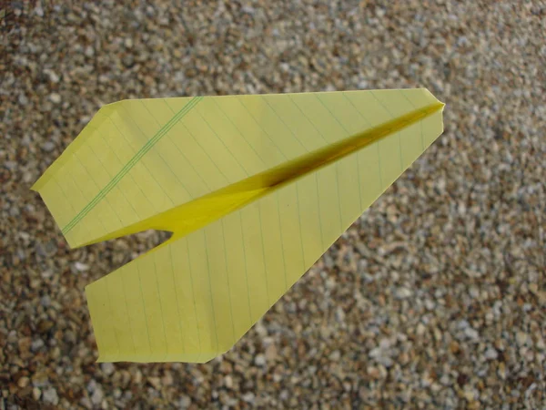 Origami Papierjet — Stockfoto