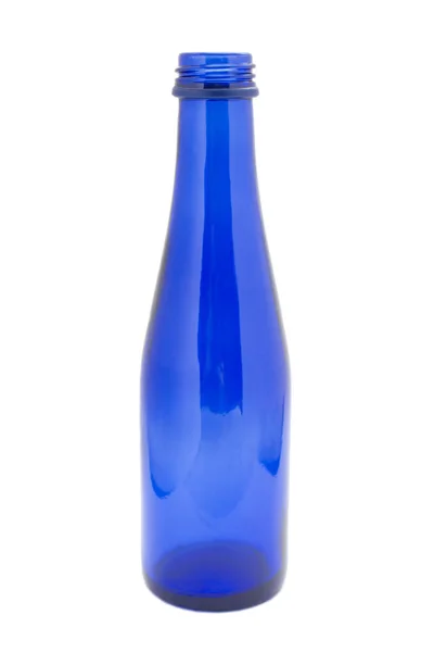 Garrafa Azul, isolada — Fotografia de Stock