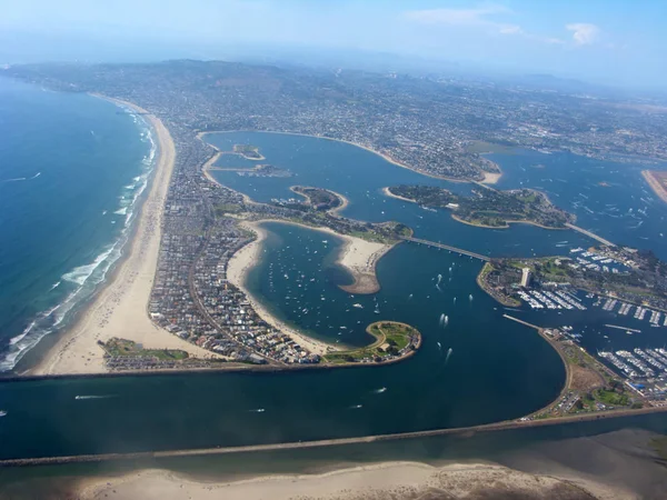 サンディエゴ、カリフォルニアの空撮 — ストック写真