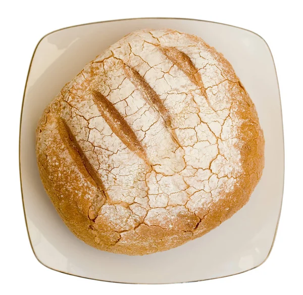 Sheepherded Bread, isolated — Stock Photo, Image