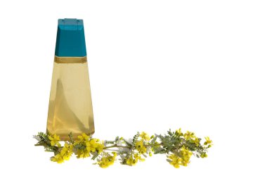 Çiçek şampuan, izole