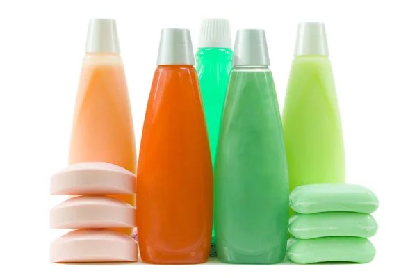 Uppsättning färgglada hygienisk leveranser — Stockfoto
