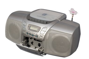 Müzik çiçek açan, izole