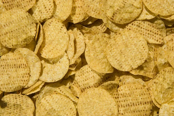 Gelbe Mais-Chips — Stockfoto
