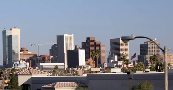 Cubiertas centro de la ciudad de Phoenix, Az — Foto de Stock