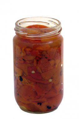 Kavanoz tatlı kırmızı biber