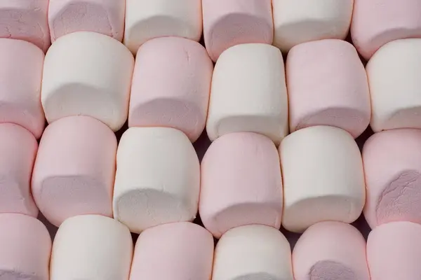 Marshmallows modello sfondo — Foto Stock