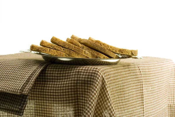 Čerstvé toasty na stůl — Stock fotografie