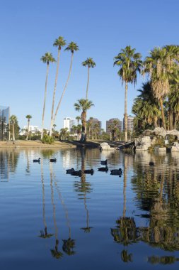 Şehir merkezinde Encanto Park Lake, Az görülen Phoenix 