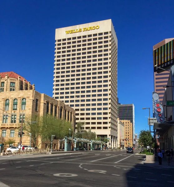 1st Ave y Jefferson St, Phoenix, AZ — Foto de Stock