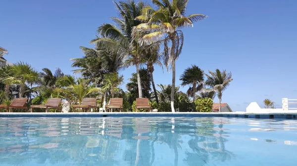 Colori blu dei tropici, Cancun, Messico — Foto Stock