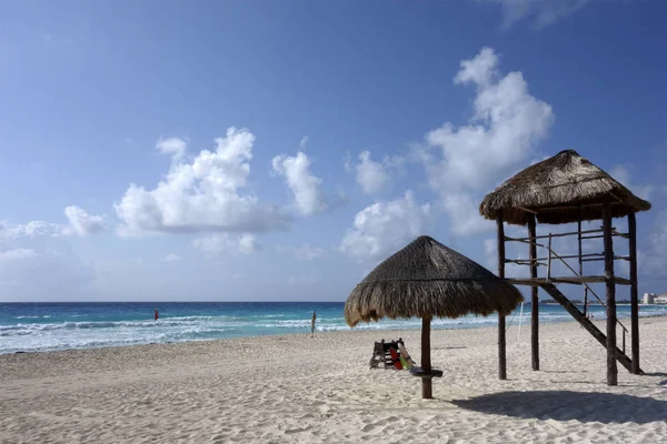 Cancun White Sand Beach, Mexique — Photo