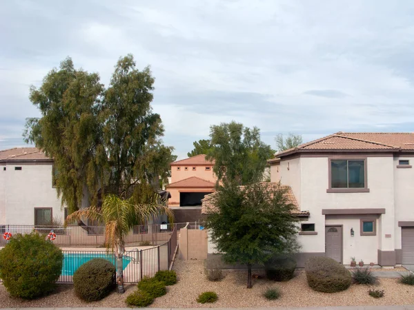 Inverno em Phoenix Habitação Residencial, AZ — Fotografia de Stock