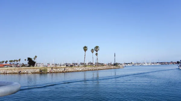 Rekreační rybolov v přístavu, Ventura, Ca — Stock fotografie