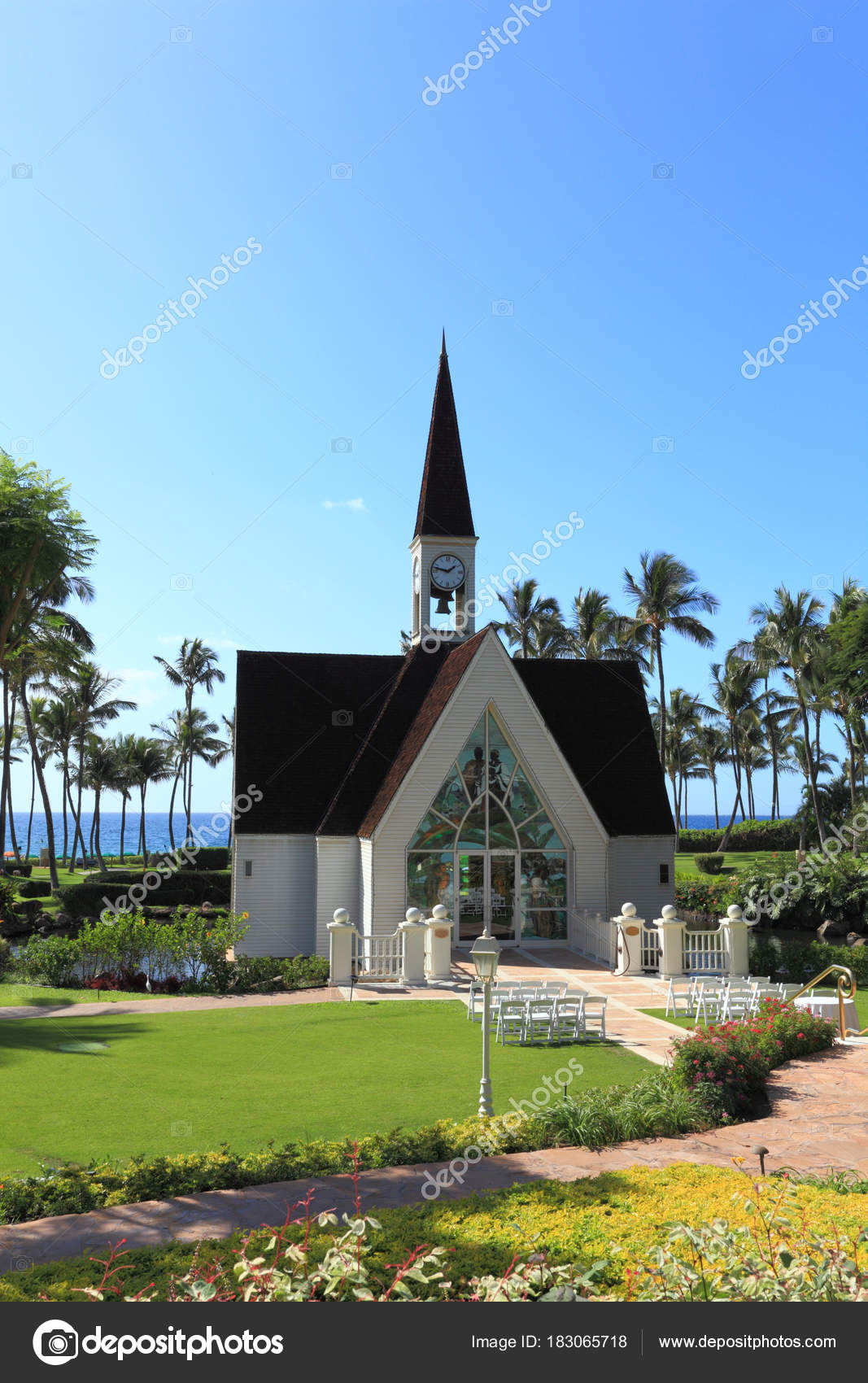 Cute Wedding Chapel Stock Editorial Photo C Foto Toch 183065718