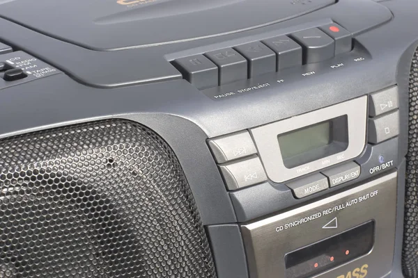 Boom Box Closeup — Stock fotografie