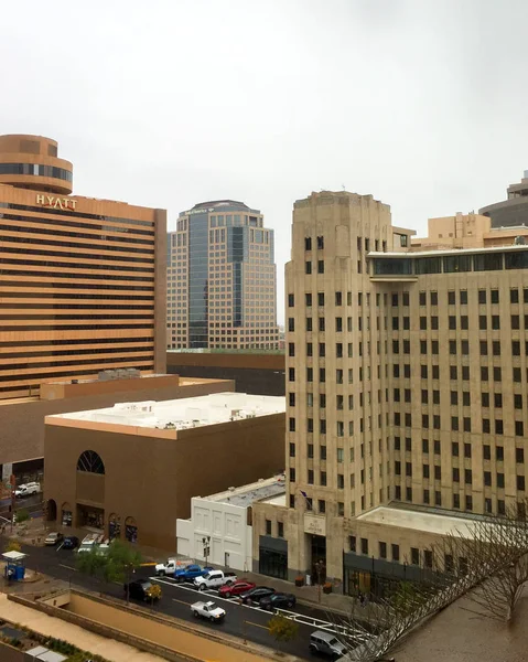 PHOENIX, AZ - 4 JANVIER 2016 : Vue Birdseye de Phoenix Downton — Photo