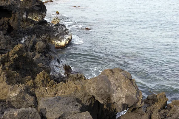 Vulkaniska bergarter av Kona Coast — Stockfoto