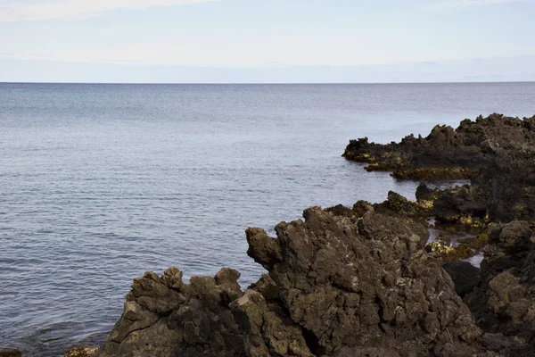 Vulkaniska bergarter av Kona Coast — Stockfoto