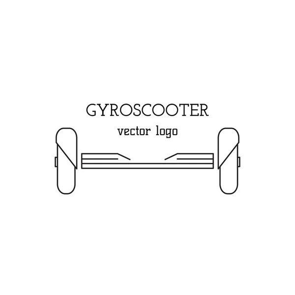 Modelo de logotipo Gyro scooter — Vetor de Stock