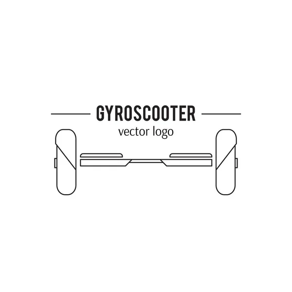 Modelo de logotipo Gyro scooter — Vetor de Stock