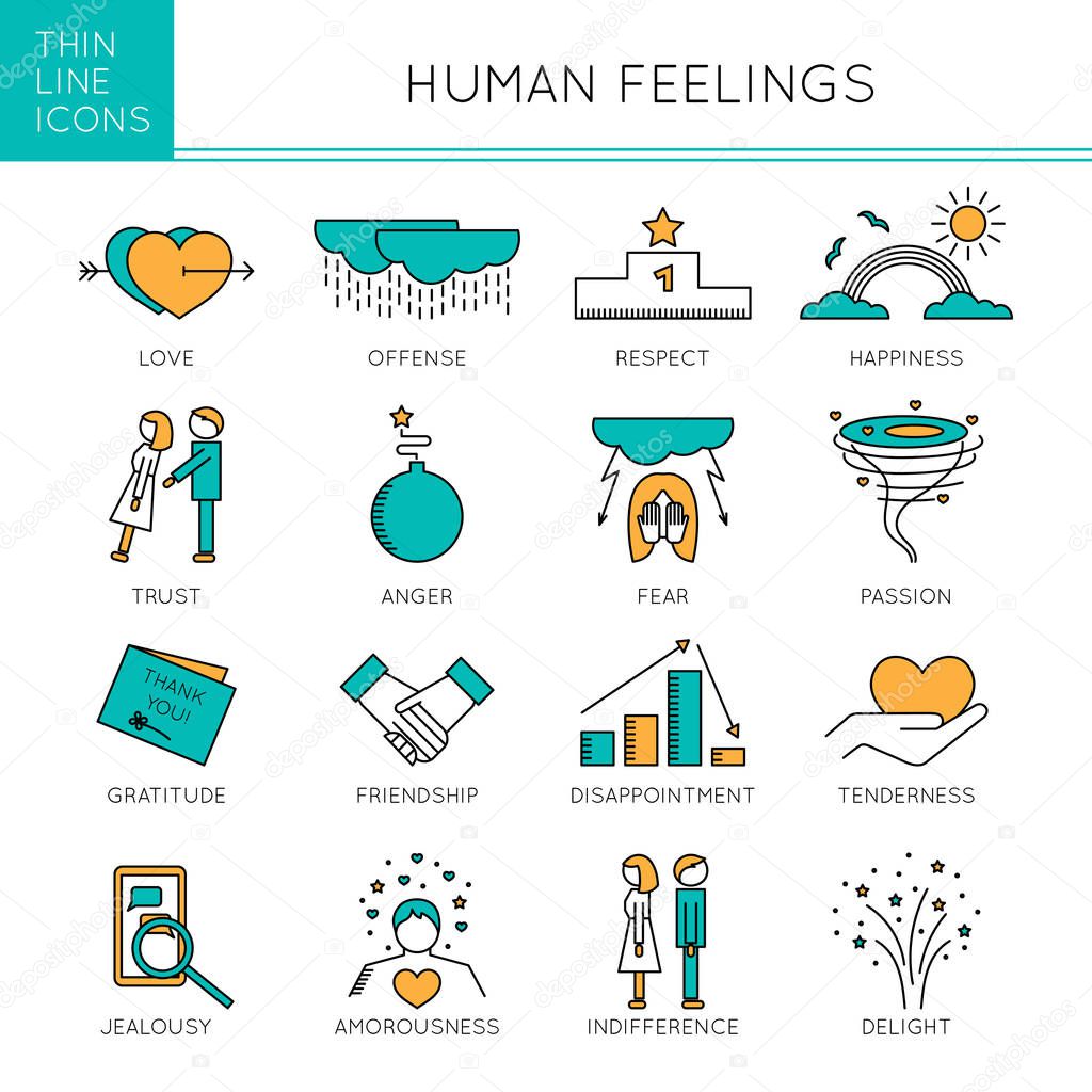 Feelings and emotions set